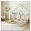 Wood Twin Size House Platform Beds