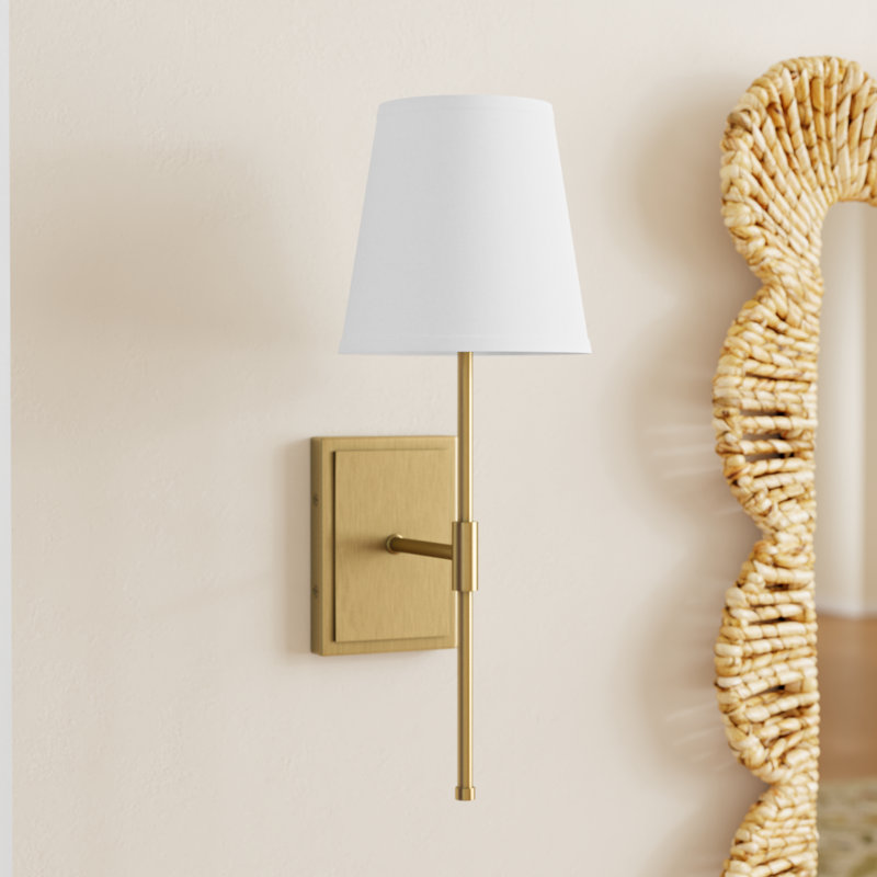 Janis Steel Wallchiere, Lacquered Brass