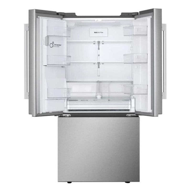 Lg 20 Cu. Ft. 3-Door French Door, Counter-Depth Max Refrigerator With Hybrid Handles