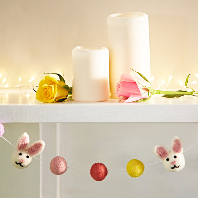 Felt Bunny Garland