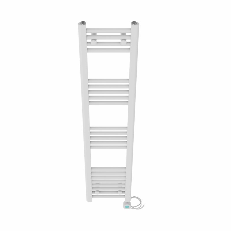 Daejuan Straight Towel Rail Heated Towel Rails, 140cm H x 30cm W x 3cm D, White