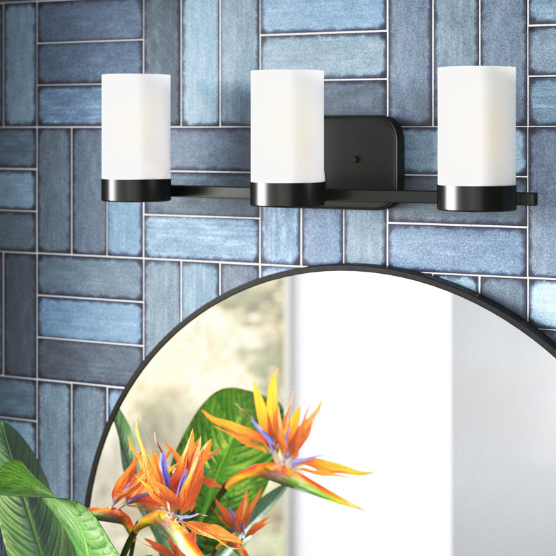Jaydiel 3 - Light Dimmable Vanity Light, Black