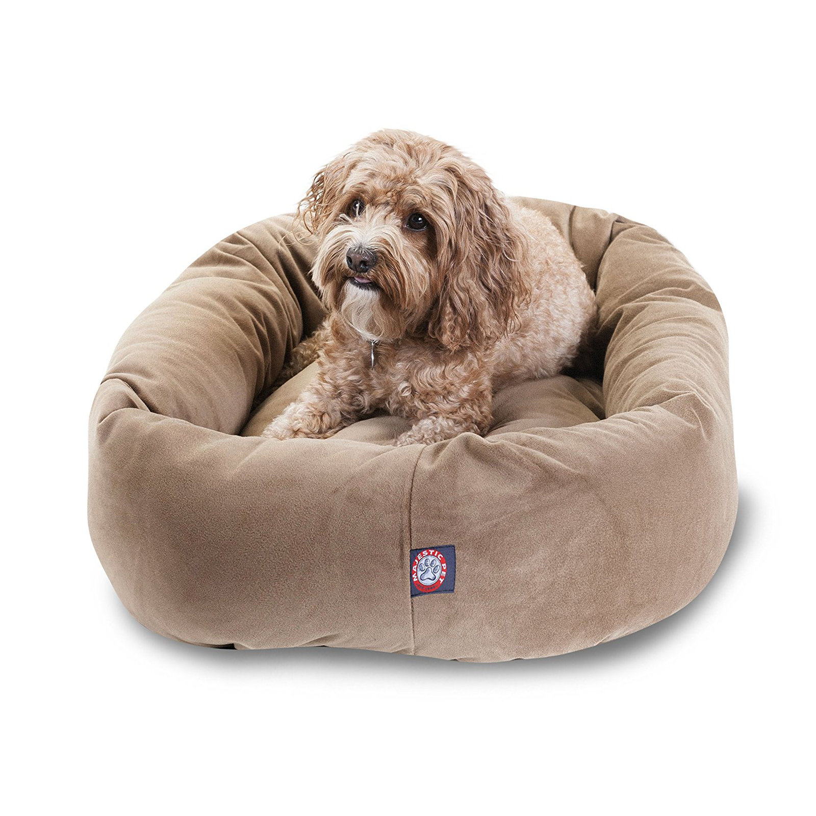 Pet Bed, Stone, Medium (18" W x 32" D x 8" H)
