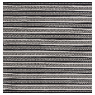Annia Flat Weave Cotton Striped Rug