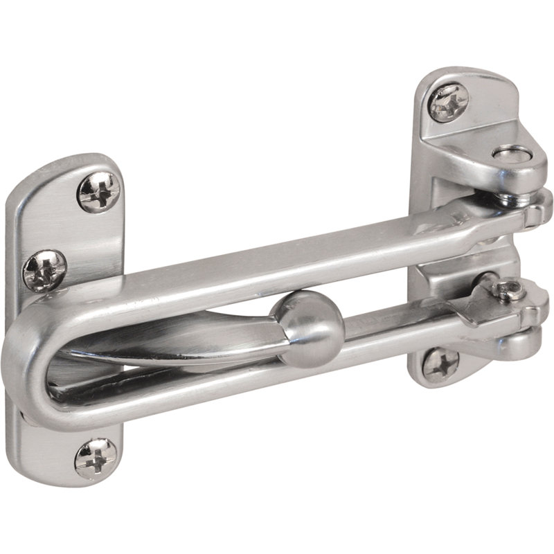 Serrure de bar pivotante, barre de 3 7/8 po de longueur, zinc moulé sous pression, chrome poli (paquet de 1), Chrome poli