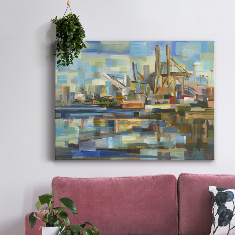 Port of Seattle-Gallery, toile tendue, H 24 po x l 36 po