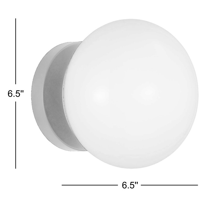 Vibi Flush Mounted Sconce, Chrome