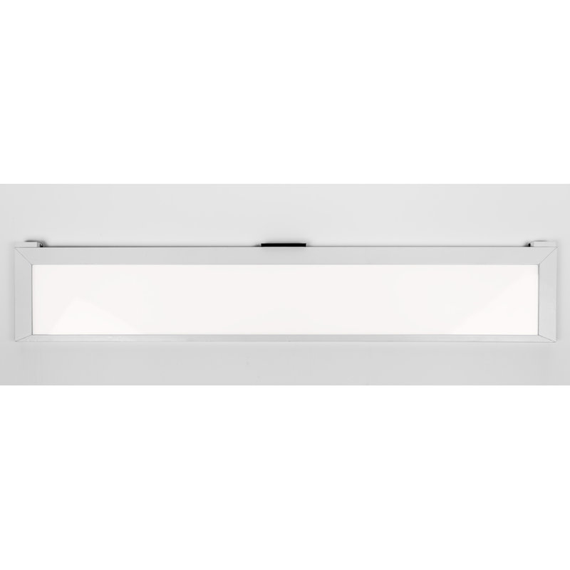 LED Under Cabinet Bar Light, 4.56" H x 30.25" W x 0.5" D, White