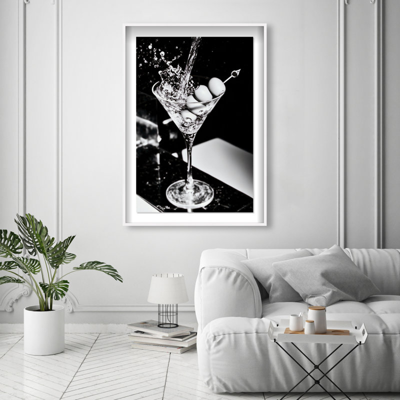 Chill Time III Print by Oliver Gal, 25.5"H x 17.5"W, White Shadowbox