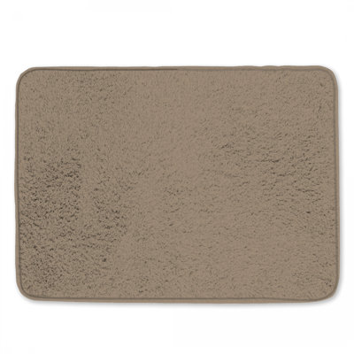 Solid Beige Surface Bath Mat