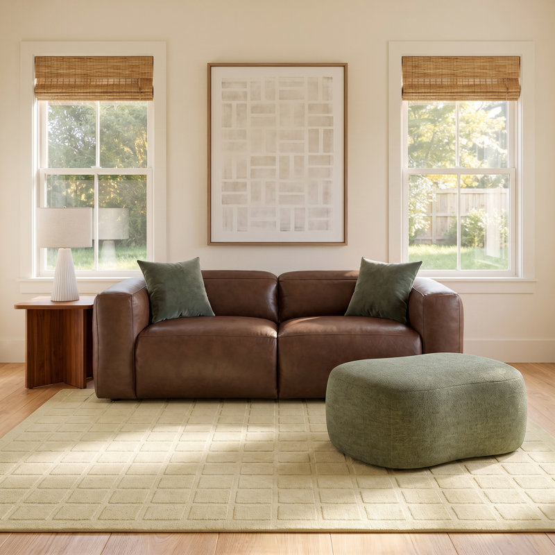 Radley Power Recliner 2PC Sectional-89"-Sonoma Coco, Sonoma Coco Genuine Leather