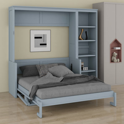 Murphy Bed With Integrated Desk And Bookshelf