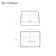 Claire Ceramic Square Wall Mount Bathroom Sink with Overflow