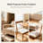 2PC Square High Density Foam - Cuttable DIY for Sofa, Dining Chair, Floor & Creative Projects,24"x24"x4",White-827830421
