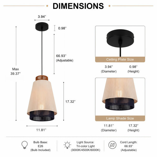 Dimensions du produit