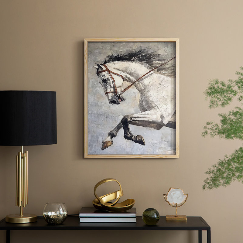 ANIMALS Series CCCCXX, reproduction encadrée - bois massif, H 30 po x l 24 po