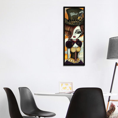 The Conductor by Lizzy Falcon - Panoramic Painting on Canvas