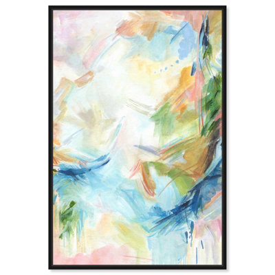 Art Remedy, toile abstraite côtière, au début