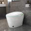 Toilette intelligente unique, toilette une pièce avec bidet intégré, siège d'auto ouverture / fermeture de toilette intelligent. Toilette bidet avec sécheuse et eau chaude. Blanc-129934121