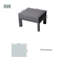 MIMO Modular Aluminium Ottoman with Cushion-2019667001