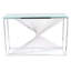 Cherita 120cm Glass Top Console Table