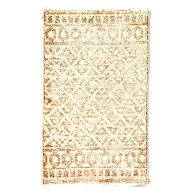 Tapis moderne à tissage large 2 pi x 3 pi