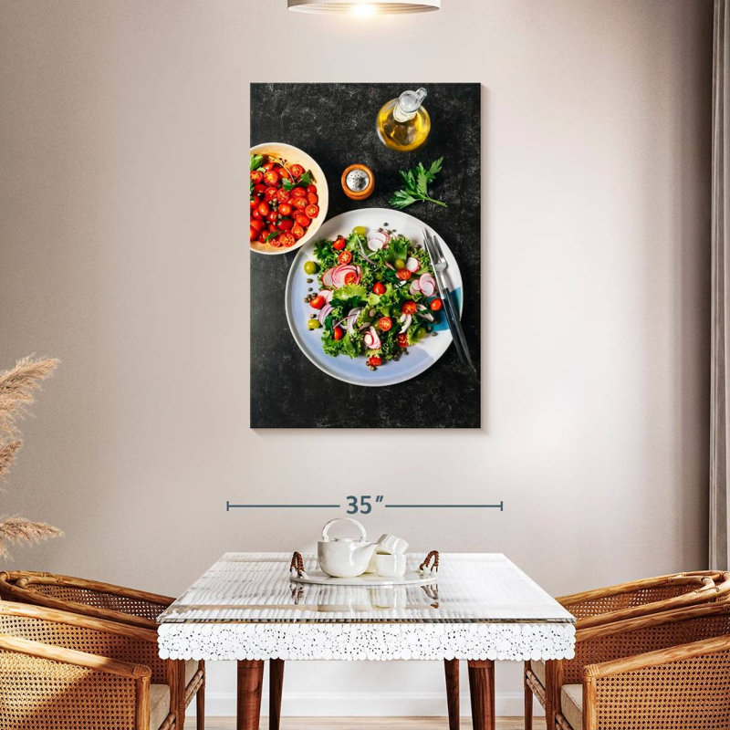Yarlin Vegan Salad, 45" H x 30" W