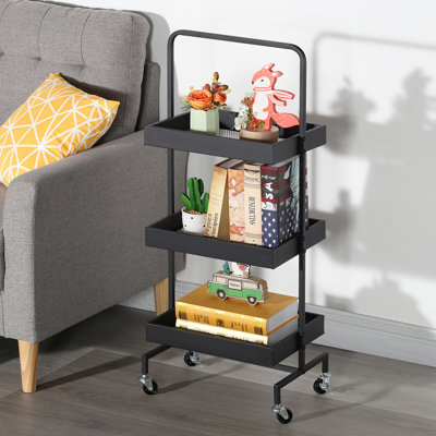 Deodar Iron Tray Top End Table Set