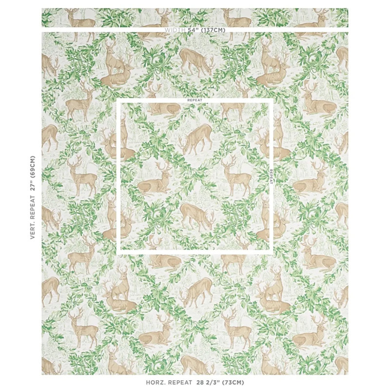 Woburn Meadow Wallpaper, Forest