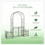 Treillis de jardin en métal noir avec barrière et conception à volutes pour les mariages et les entrées extérieures