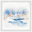 «Winter Stream», reproduction encadrée-1244684447