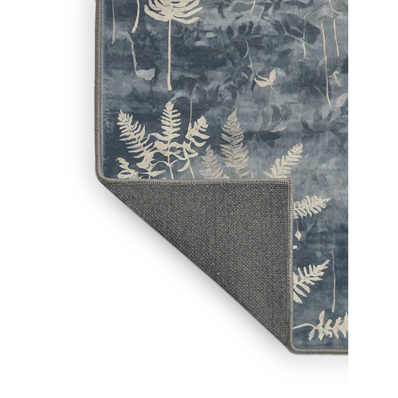 Silky Soft Plush Gray Area Rug, Round 5'