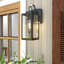 Schlegel Matte Black 34.9cm H Outdoor Wall Lantern
