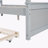 Wood Canopy Bed With Trundle Bed-430650335