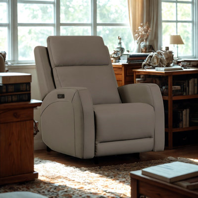 Boncraft Leather Power Swivel Glider by Southern Motion