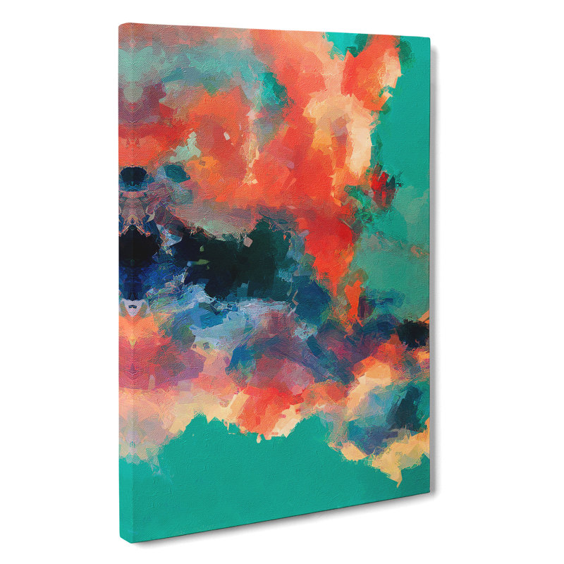 Help Myself Abstract - Wrapped Canvas Painting, 50cm H x 35cm W x 3cm D