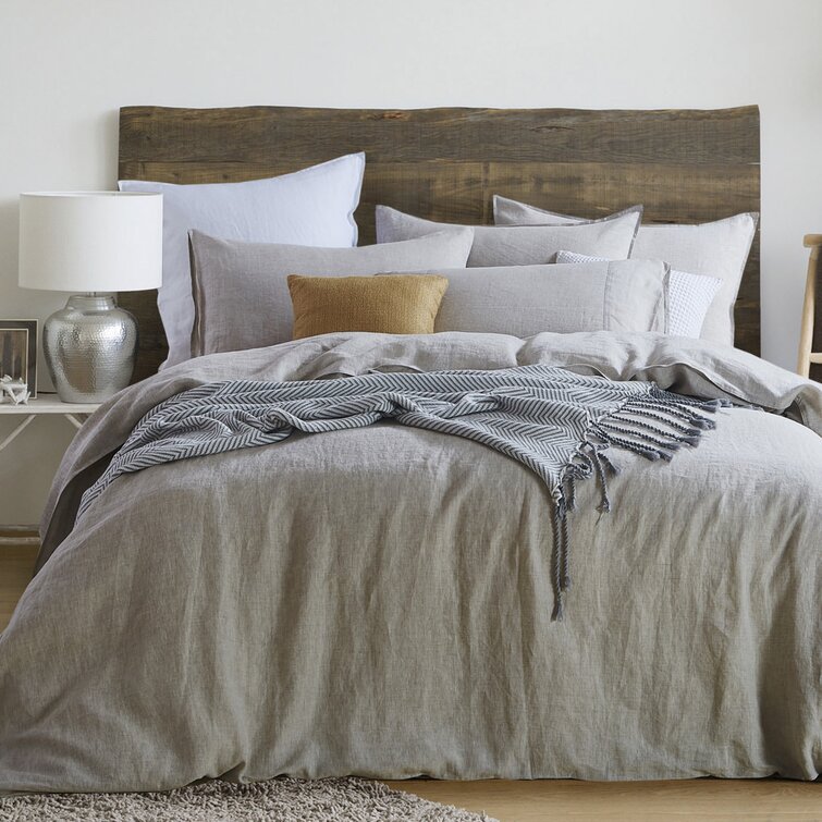 Tuck Neutral Linen Modern Throw Pillow with Down-Alternative Insert 20'' +  Reviews