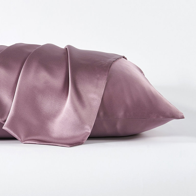 100% Mulberry Silk Pillowcase, Lilac, King Pillowcase