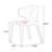 Blue Solid back side Chair(Set of 2)