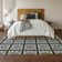Premium Machine Washable Prisco Black Rug