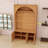 Elegant Hall Tree with Bench, Hooks, Adjustable Shelves and Arched Design-261264970