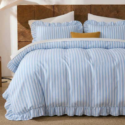 Cotton Twill Striped Comforter