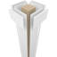 Ensemble de colonnes encastrées carrées classiques en PVC Craftsman Classic, Mission Capital et Mission Base-69362758