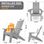 Chaise Adirondack en plastique Yeagertown-1020592662