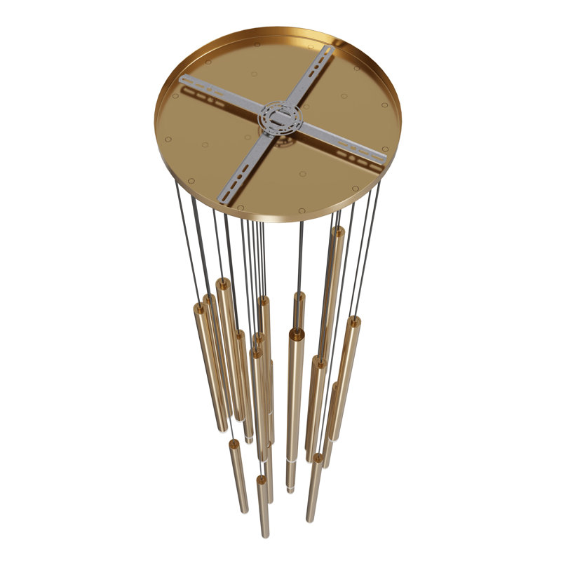 Filmore 25 - Light Chandelier, Antique Brass