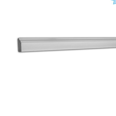 American Pro Decor WM 935 1-5/8 in. x 9/16 in. Recycled Polystyrene Door Stop Moulding Pro Pack 64 LF (8-Pack)
