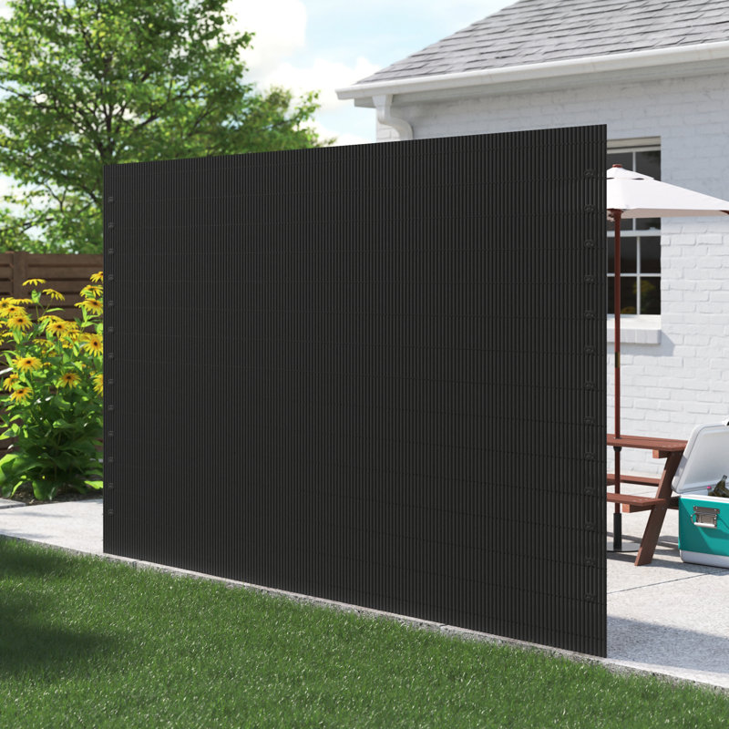 Lila PVC Fence: Easy Install, Sunblock & Child-Safe, 3m x 1.2m