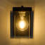 Matte Black Outdoor Sconce
