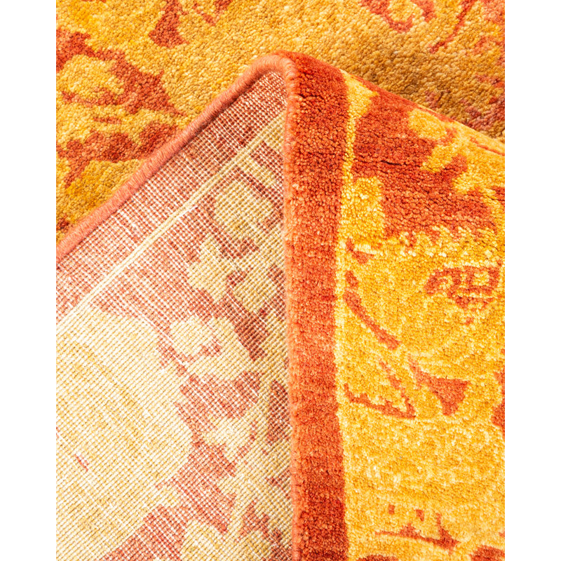 Classic One-of-a-Kind 4' 7" X 4' 9" Hand Knotted Area Rug