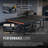 STIGA Carbon18 Table Tennis Table – 18mm Playfield - QuickPlay Assembly - Integrated Ball Storage - Tournament-Grade Net - Playback Mode